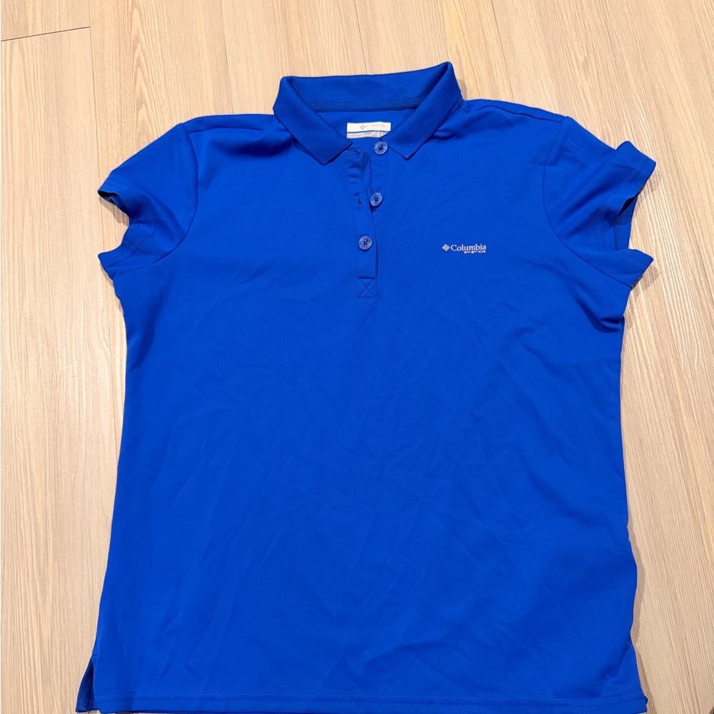 Columbia Vibrant Blue Polo Shirt